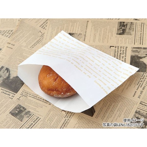 惣菜袋 レシピ柄耐油紙袋No182 大阪ポリエチレン販売