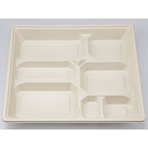 仕出し弁当容器 Z-212 クリーム 本体 シーピー化成