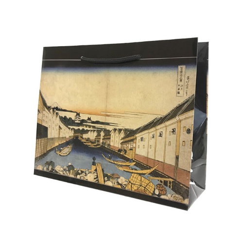 【廃番商品】紙手提袋 HOKUSAI NO.1 マツシロ