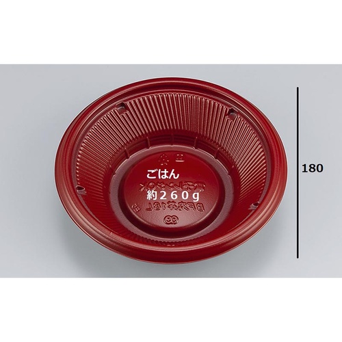 シーピー化成 どんぶり容器 BF丸丼18L RB 本体
