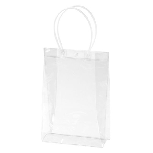 ポリ手提げ PVCクリアバッグ-XL(10枚) ヘッズ