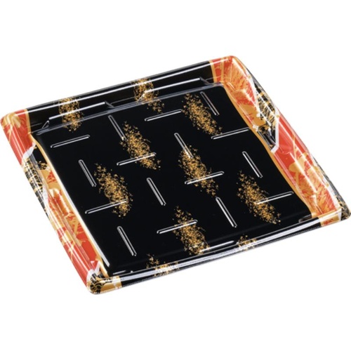 惣菜容器 MTD30-30平 本体 流華赤 エフピコ