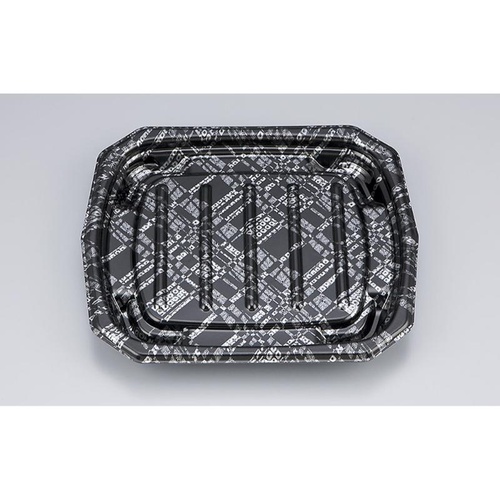 惣菜容器 TNデリカ内20 モダン黒 本体 シーピー化成