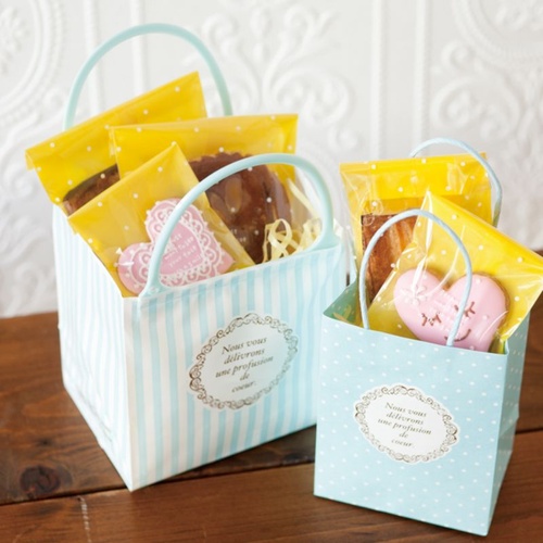 テープ無 OPP袋 イエロードットスイーツパック クリア-3(100枚) ヘッズ