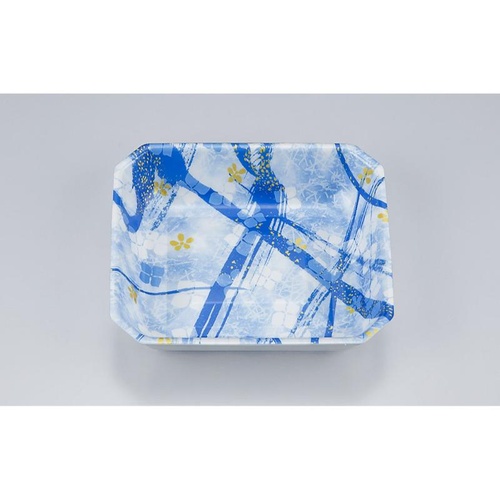 発泡トレー V-惣菜28深 よつば青 シーピー化成