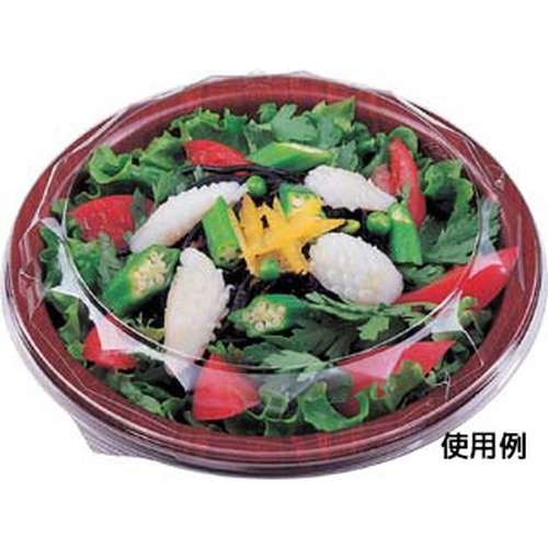 惣菜容器 グルメボウル-20 本体 ひだブラウン エフピコ