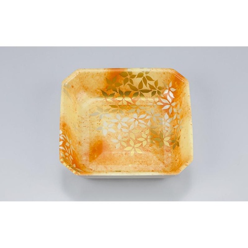 発泡トレー V-惣菜25深 花里橙 シーピー化成