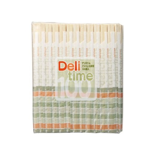 割箸 デリタイム アスペン元禄箸 100膳 やなぎプロダクツ