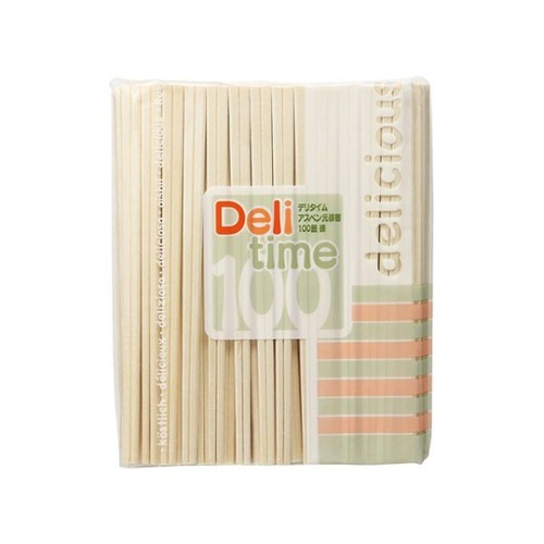割箸 デリタイム アスペン元禄箸 100膳裸 やなぎプロダクツ