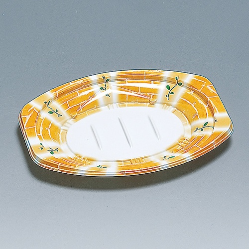 軽食容器 FKプレート24-18H ガーデンオレンジ 福助工業