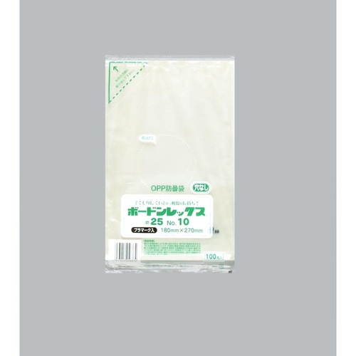 青果用袋 ボードンレックス＃25No.10 穴なしプラ 福助工業