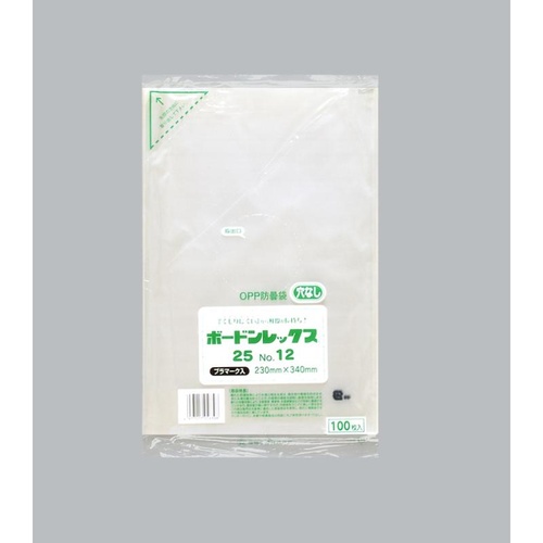 青果用袋 ボードンレックス＃25No.12 穴なしプラ 福助工業