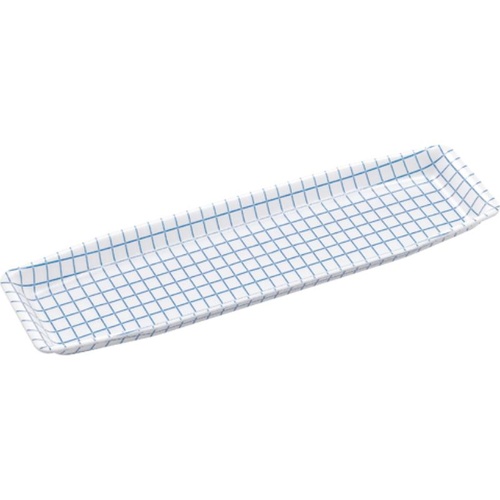 鮮魚トレー M-84 ブルーチェック W エフピコ