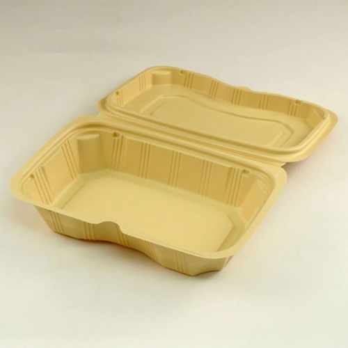 弁当容器 バイオデリカ シェルBOX60 クラフトB リスパック