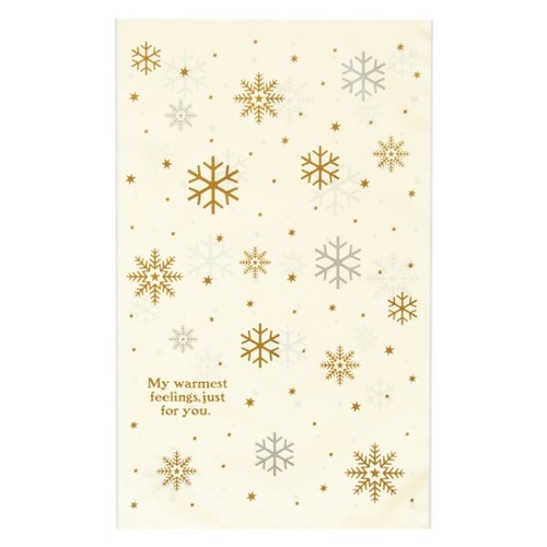 テープ無 OPP袋 クラシカルクリスマス OPPギフトバッグ-3(50枚) ヘッズ