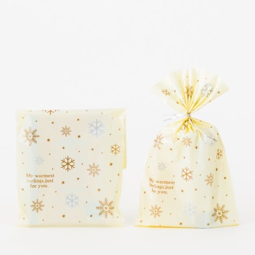 テープ無 OPP袋 クラシカルクリスマス OPPギフトバッグ-3(50枚) ヘッズ