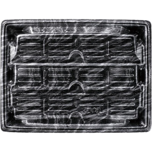 惣菜容器 MTD32-24ヨコ 本体 エコ黒木銀 エフピコ