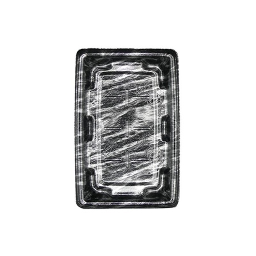 惣菜容器 MTD22-15平 本体 エコ黒木銀 エフピコ