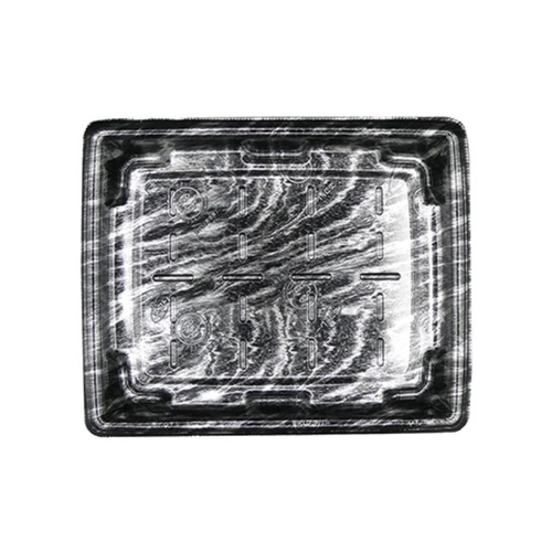 惣菜容器 MTD24-20平ヨコ 本体 エコ黒木銀 エフピコ