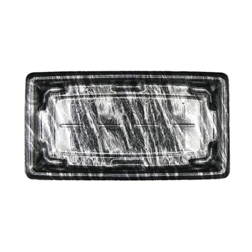 惣菜容器 MTD27-15平 本体 エコ黒木銀 エフピコ