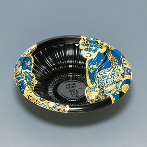 どんぶり容器 盛飯160H 本体 こづち青 福助工業