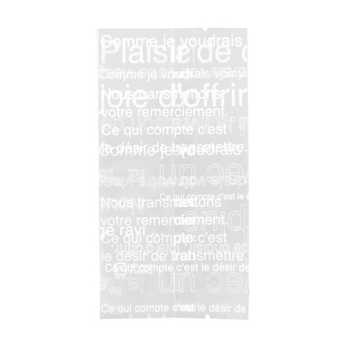 テープ無 OPP袋 カフェオレスイーツパック(ホワイト) クリア-4(100枚) ヘッズ