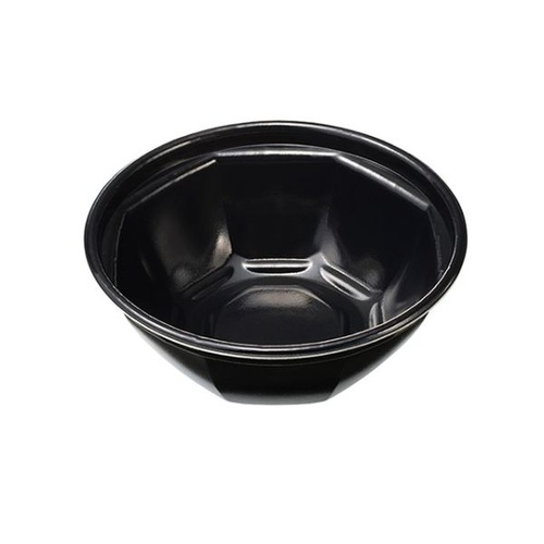 どんぶり容器 KNB-185-U 本体 黒 ケーピープラテック
