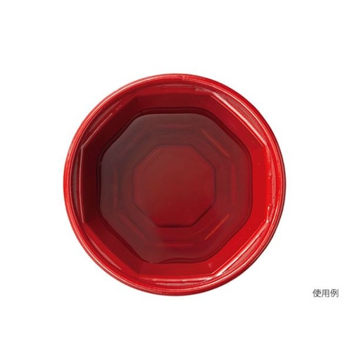 どんぶり容器 KNB-185-U 本体 赤黒 ケーピープラテック