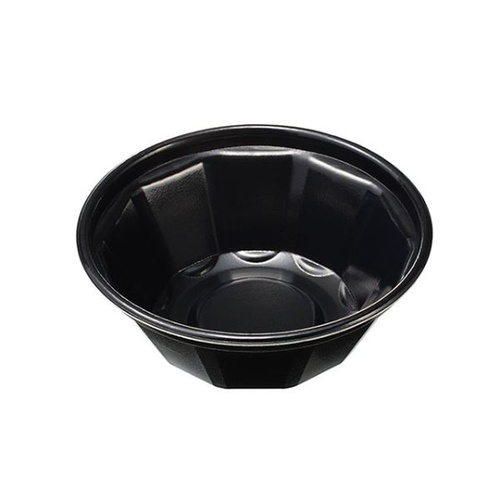 どんぶり容器 KNB-185-R 本体 黒 ケーピープラテック