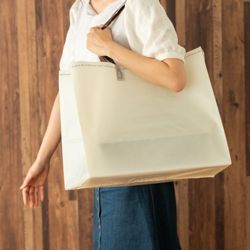 ポリ手提げ ベーシックPEワイドバッグ-L(20枚) ヘッズ