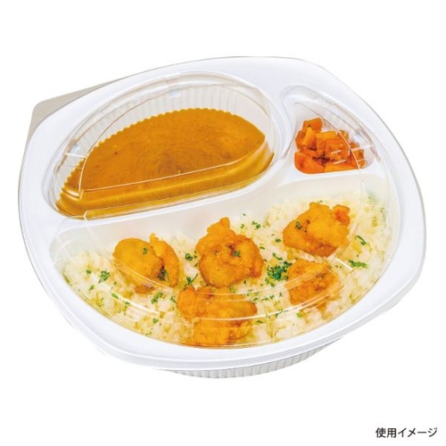 弁当容器 MS-217 白 本体 エフピコチューパ