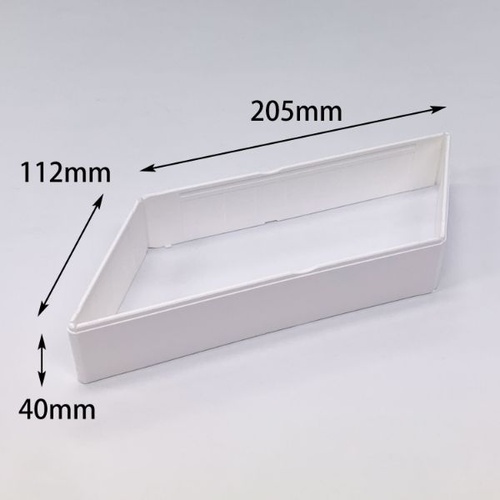 ワン折ハード H70×37 ホワイト縁