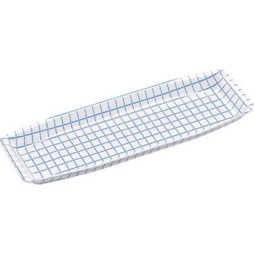 鮮魚トレー M-83 ブルーチェック W エフピコ