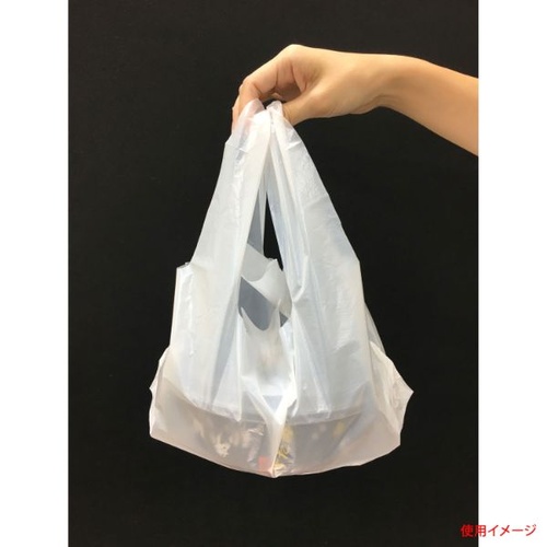 レジ袋 丼専用ベストバッグ(大) 無地 乳白 まつもと合成