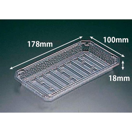 透明トレー グラス 18-10B リスパック