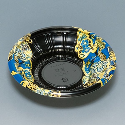 どんぶり容器 盛飯190H 本体 こづち青 福助工業