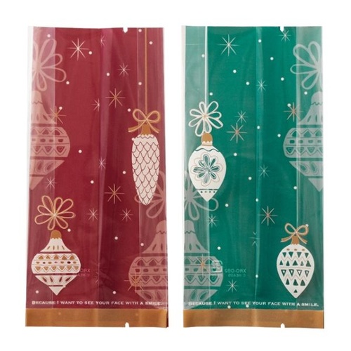 合掌袋 クリスマスオーナメント スイーツパックアソート/クリア-2(100枚) ヘッズ