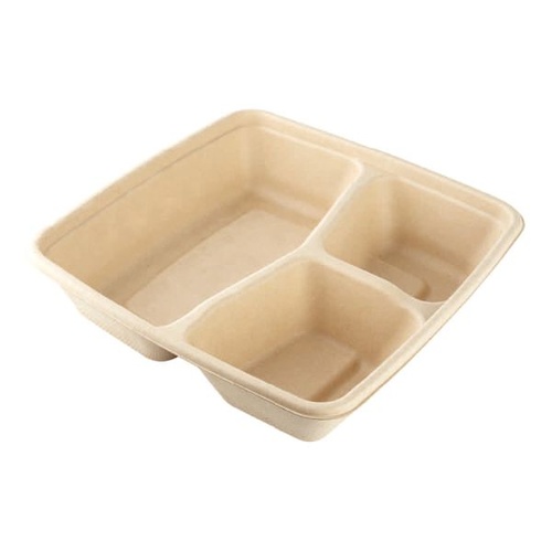 弁当容器 パルプモールド容器 CS-1000-3 本体 タカギ産業