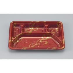 シーピー化成 弁当容器 BF弁当69 赤なると 本体(B)