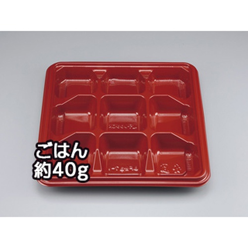 シーピー化成 弁当容器 BF弁当7-1 赤 本体 発泡