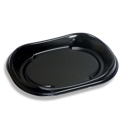 軽食容器 D’sプラスPR23-16 黒 デンカポリマー