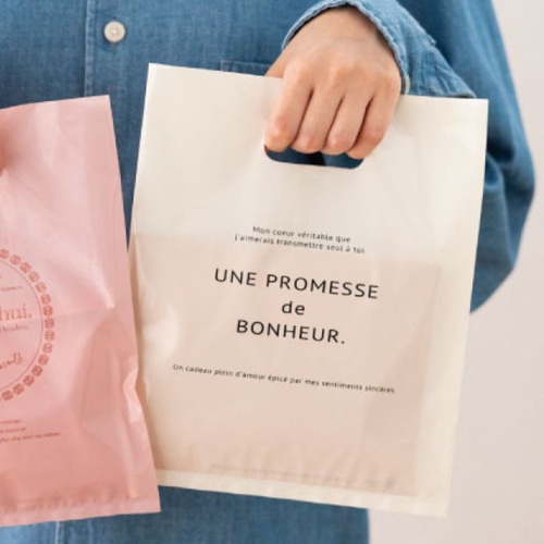 ポリ手提げ ボヌールPEバッグ-5(100枚) ヘッズ