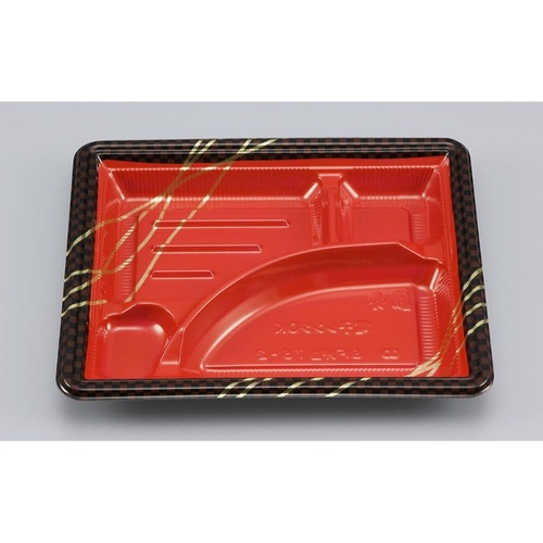 シーピー化成 弁当容器 BF弁当76-2 市松 本体