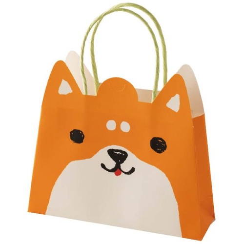 紙手提袋 スイートアニマルフラップペーパーバッグ-3 イヌ(20枚) ヘッズ