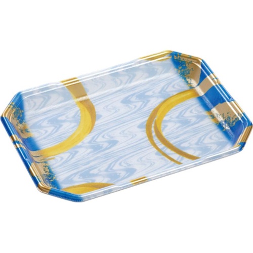 発泡トレー しゃぶしゃぶ4人浅LS 円熟青 エフピコ