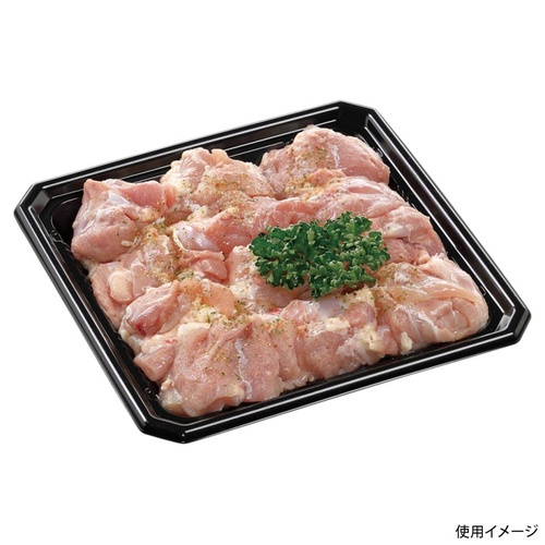 惣菜容器 FTレンジ角20-20(25) 黒 エフピコ