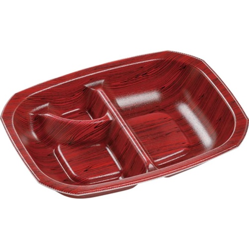 【廃番商品】弁当容器 MFP京手箱22-16-1 渋木目W エフピコ