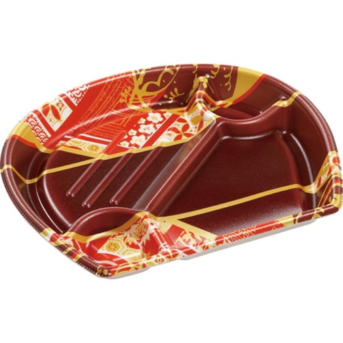 弁当容器 MFP月見膳24-20-1 月うたげ赤 エフピコ