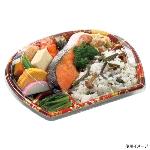 弁当容器 MFP月見膳24-20-1 月うたげ赤 エフピコ