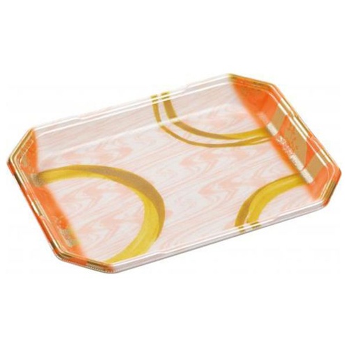 発泡トレー しゃぶしゃぶ4人浅LS 円熟オレンジ エフピコ